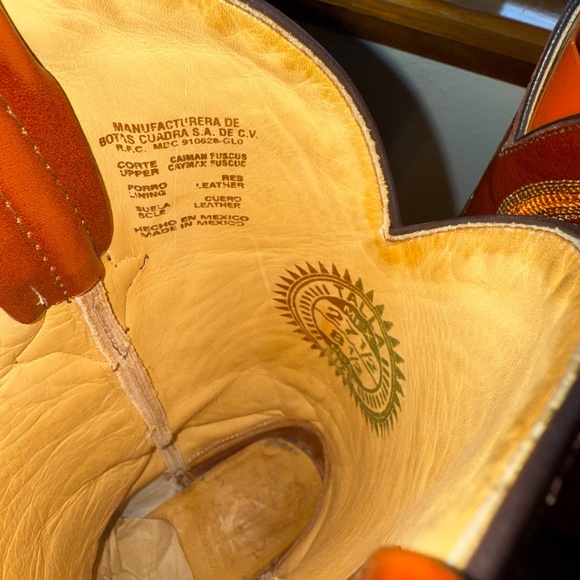 Genuine Caimin Fuscus Skin Boots and Belt - Picture 7 of 7